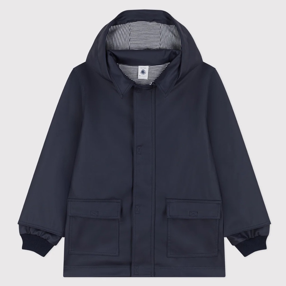 PetitBateau Navy Kids Raincoat